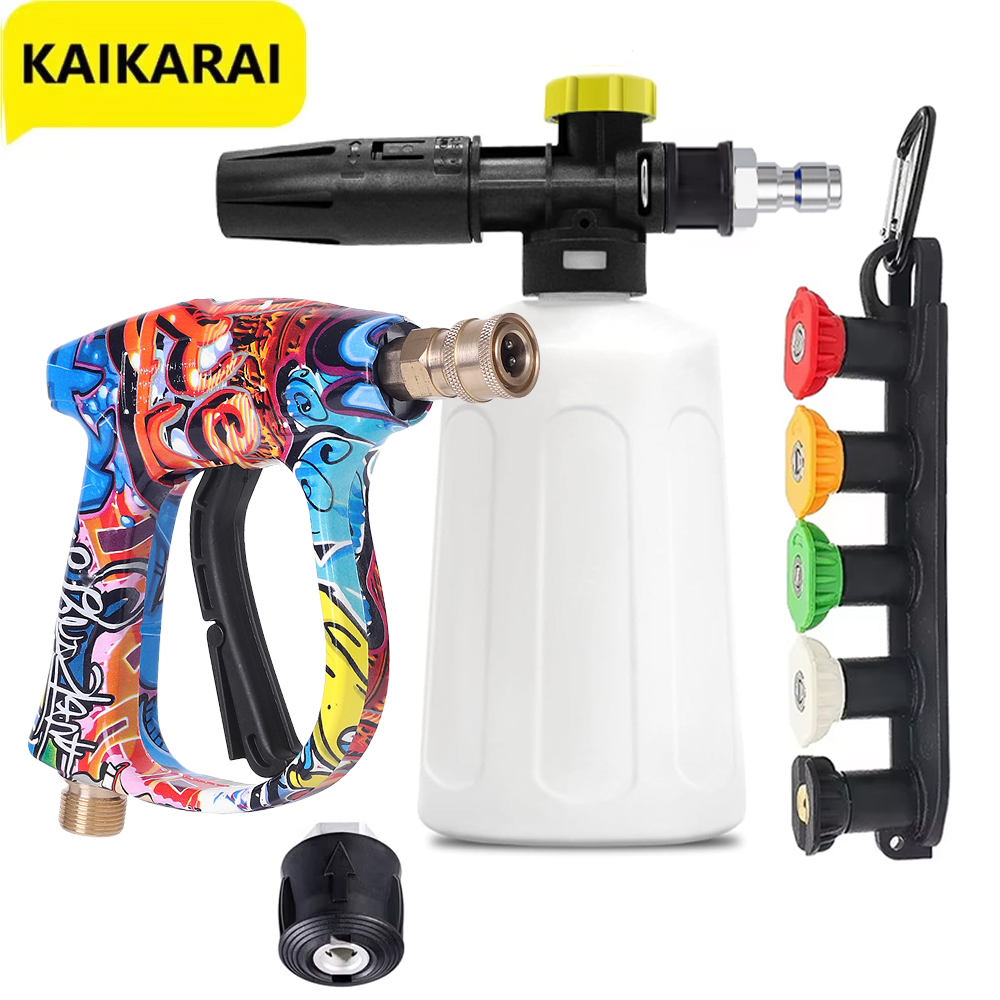 Foam Cannon Car Wash - ROUE 1/4 การเชื่อมต่ออย่างรวดเร็ว Snowflake Foam Cannon